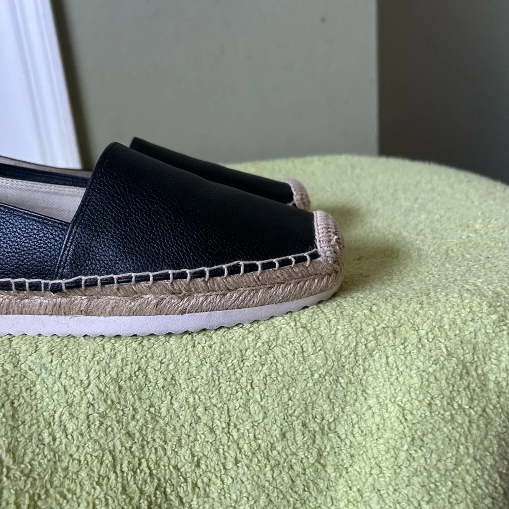NWOT Michael Kors Black Espadrille Flats - Picture 4 of 11